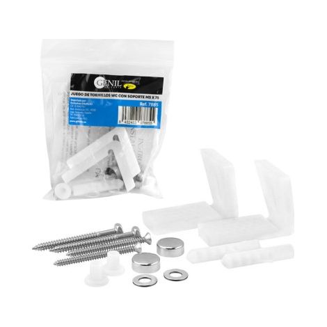 Boulons de toilette avec support horizontal, GIBALTO (1/5)