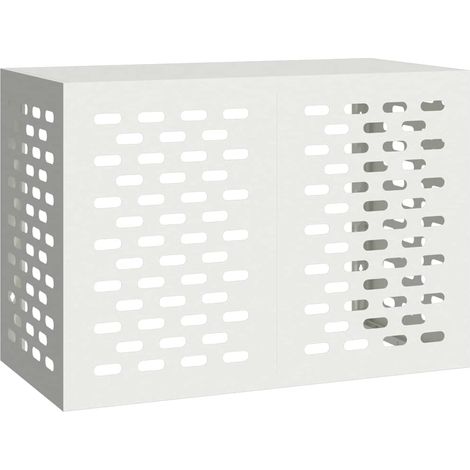 Vidaxl – Housse de climatiseur rectangulaire 100 x 50 x 70 cm – Acier pour protection extérieure – Circulation d'air optimisée – Entretien facile (1/5)