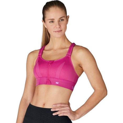 SOUTIEN-GORGE DE SPORT SHEFIT ROSE INTENSE MAINTIEN FORT AJUSTABLE 5XL (1/4)