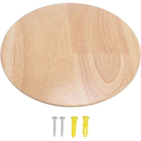 Wandleuchte aus Holz, warmweißes Licht, runde LED-Innenlampe für Wohnzimmer, Schlafzimmer, Flur, Küche, Badezimmer, 7,48 Zoll Durchmesser. (1/5)