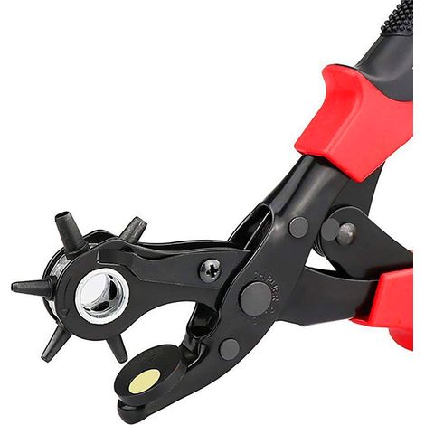 Gürtellocher, Lederlocher, geeignet für Gürtel, Handtaschenriemen und ermöglicht präzisere Löcher in Stoffen/Ledern unterschiedlicher Größe, ideal für Bastelarbeiten/zum Herstellen einfacher Löcher fü