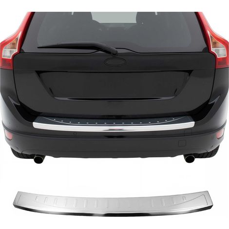 Protection Seuil de Pare-Chocs Arriére Compatible avec Volvo XC60 2013-2017 Acier INOX