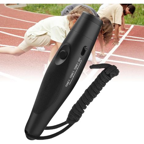 Fischietto elettronico professionale per arbitri, Fischietto elettronico professionale, Fischietto di emergenza portatile con 3 toni e 3 livelli, Fischietto per arbitri, Fischietto sportivo elettronic
