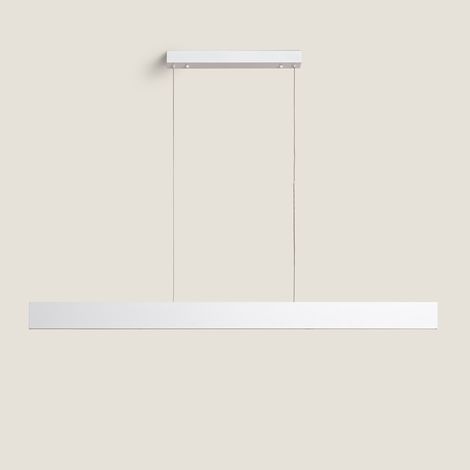 Lámpara Colgante Lineal Aluminio LED 120cm 30W CCT Seleccionable Wanda No Flicker Blanco Seleccionable (Cálido-Neutro-Frío) (2800K - 3800K - 5000K)