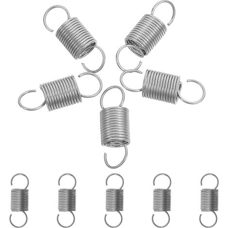 10pcs Ressorts D'extension en Acier Inoxydable 0,02 Pouces de Diamètre Fil, 0,2 Pouces Diamètre Extérieur, Haute Fiabilité pour Industrie Mécanique (1/5)