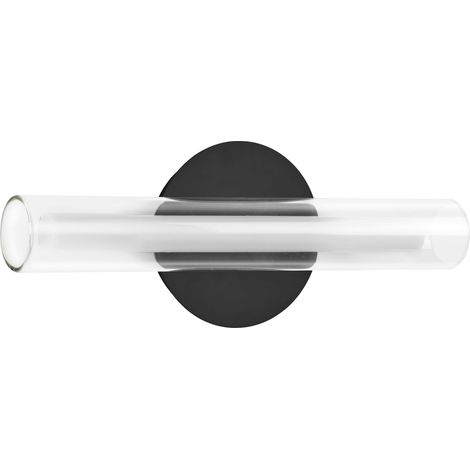 Aplique OSLO negro mate 8W