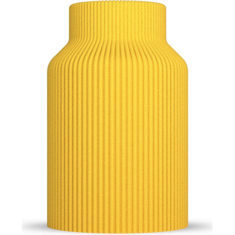 Vase Rabella - Vase décoratif moderne pour herbe de la pampa et fleurs séchées - Style scandinave pour salon - Objet design 3D en plastique (PLA) - Léger et incassable (1/5)