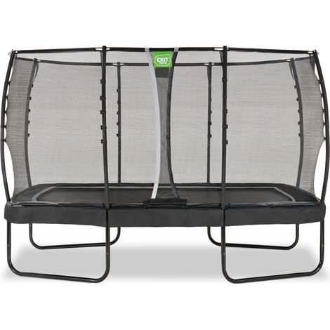 EXIT Allure Premium Trampolin 214x366cm - schwarz