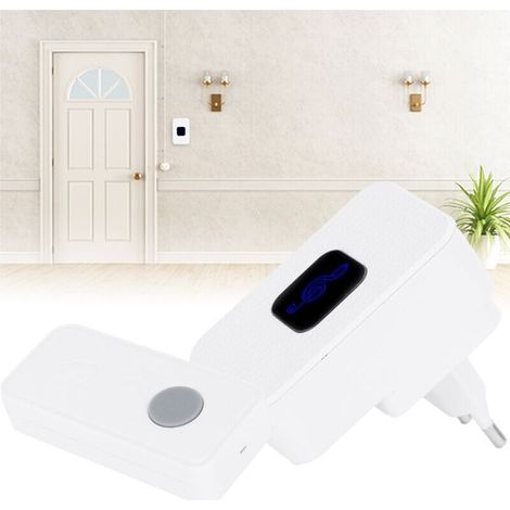 Sonnette de porte sans fil IP55 étanche pour la maison. la cour et la villa AC110-260V (1/5)