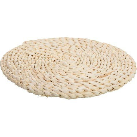 Salvamantel trenzado de fibra de maíz D35x1,5h cm (1/5)