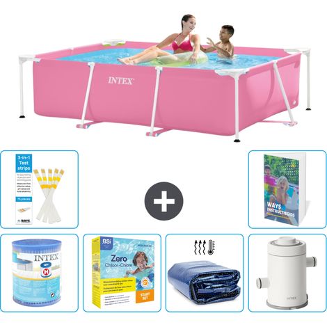 Rechteckiger Frame Pool - 220x150x60 cm - 7-teilig S65