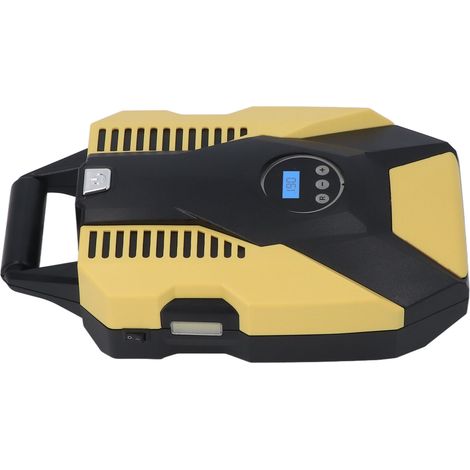 Gonfleur de pneus numérique portatif 12V pour voiture, compresseur électrique automatique avec écran LCD et éclairage LED, pompe à air domestique (1/5)