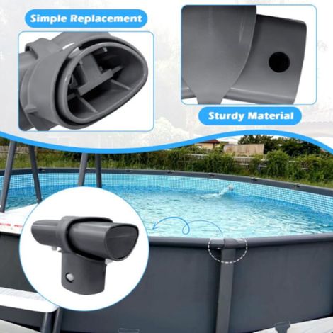 Raccord en T et pour Poutres Intex 12427 – pour Piscines Tubulaires de 15 et 16 Pieds – Pièce de Remplacement 12427A