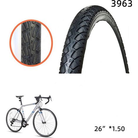 Trade Shop - Tapa De Neumáticos De Neumático Para Neumáticos De Bicicleta De Bicicleta 26 "x 1.50 3963 - (1/3)