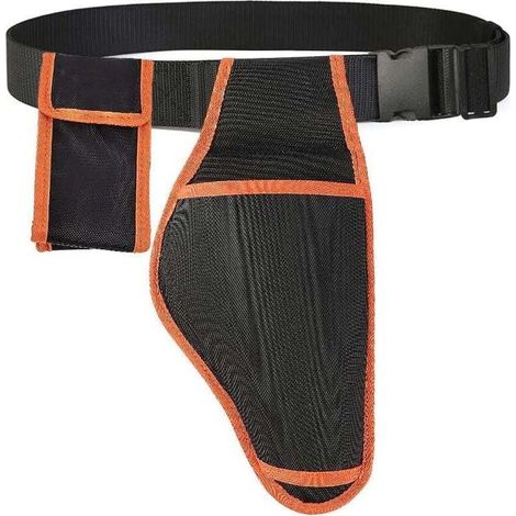 Étui pour sécateur électrique avec pochette de ceinture ajustable pour sécateur sans fil, piles et gourde.-AquaForge (1/5)