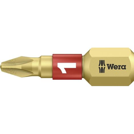 Wera 851/1 BDC PH1X25 punta cruz PH1X25 plata 6,3 mm