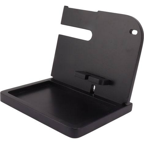 Multifunktionale Handy-Dockingstation mit Geldbörse, Uhrenhalter, Schlüsselanhänger und Nachttisch-Organizer in dunkler Farbe (1/5)