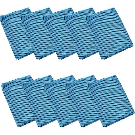 Lot de 2 serviettes rafraîchissantes 30x90cm, anti-transpirantes, fraîches pour la tête et le cou, douces et respirantes, idéales pour le yoga, le golf et la salle de sport.