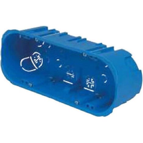 TrAdE Shop Traesio - Scatola Cassetta Da Incasso 6/7 Posti 506 Per Cartongesso Inserti In Ferro - (1/4)