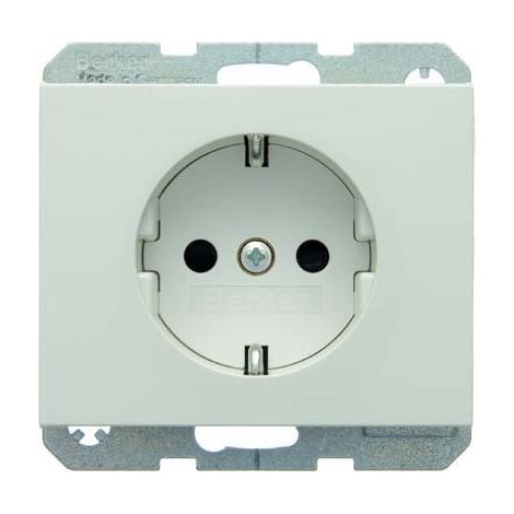 BERKER 47357009 STECKDOSE SCHUKO BERKER K.1 POLARWEIß, GLÄNZEND