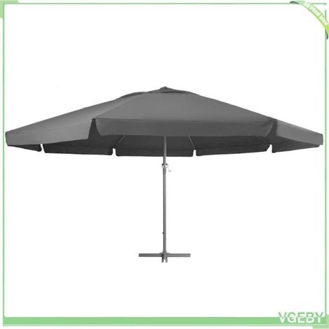 Parasol de jardin - FAFEICY - 47368 - 500 cm - Aluminium - Manivelle (1/4)