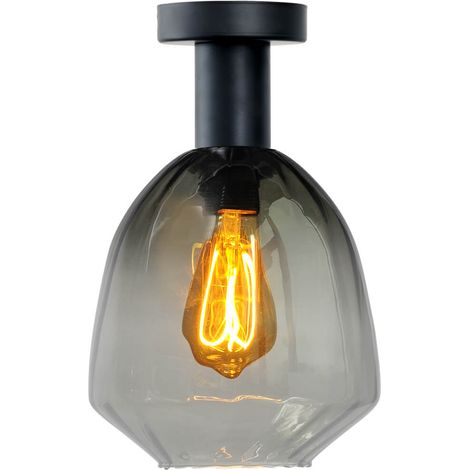 Plafonnier - Ø 20cm - Porto avec verre vert Nicolette - 5710-05-05-04-14 (1/2)