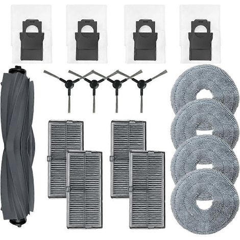 Accessoires et pièces de rechange pour L10s Ultra Gen 2 / L30s Ultra : brosse principale, filtre HEPA, chiffon de nettoyage et sac à poussière. (1/5)