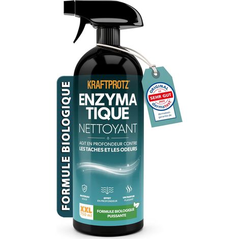 Spray Nettoyant Enzymatique 750 ml - Détachant Anti-Odeurs Biologique (1/5)