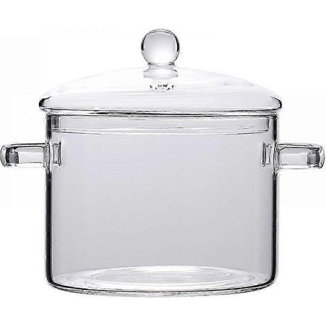 Casserole verre 1,5L - Borosilicate durable - Pour soupes/pâtes - 2025 (1/5)