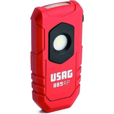 USAG 889 RP LAMPADA TORCIA LED COMPATTA DOPPIA FUNZIONE 180 LM RICARICABILE USB