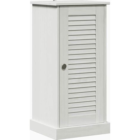 Maison Exclusive - Mobile da Bagno VIGO Bianco e Bianco Antico 37,5 x 34 x 80 cm