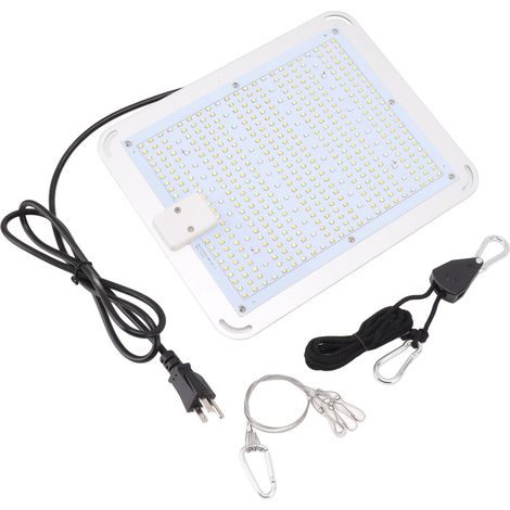 Lampe de croissance LED 100 W à spectre complet pour plantes d'intérieur, étanche, pour serre, prise américaine (100-277 V). (1/5)