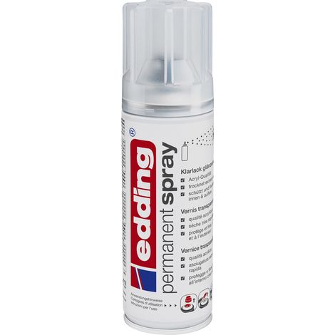 Edding 4-5200994 Edding Spray 5200 Klarlack glänzend 200 ml
