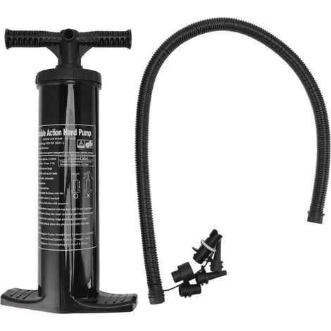 Handpumpe, manuelle Schlauchbootpumpe, Gummipumpe, tragbar, groß, bidirektional, 4000 cm³ (1/5)