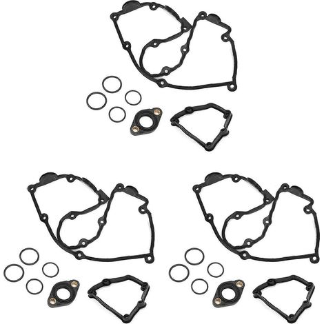Jeu de 3 joints de cache-culbuteurs pour BMW E87 120I, E46 318I, E90 320I, X3, N46, N42, 11120032224, 11120028033 (1/5)