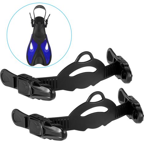 Boucles de remplacement universelles pour palmes, sangles de palmes de plongée réglables, 1 paire