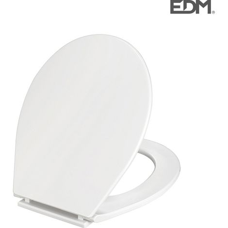 WC-Sitzoberteil 1390 g mit EDM-Schrauben – Weiß