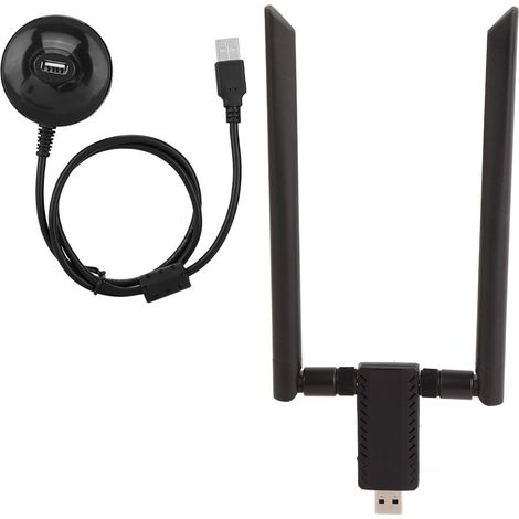 Adattatore dongle Wi-Fi dual band 5.8G AC USB, scheda di rete wireless.