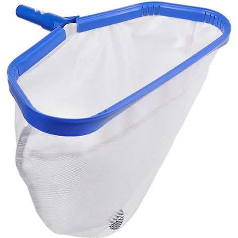 Épuisette de piscine, filet à feuilles en maille, sac profond, filet de nettoyage des débris de piscine à cadre renforcé (1/5)