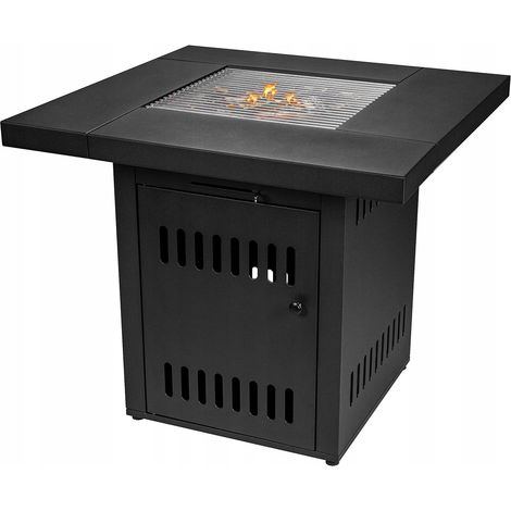 3-in-1-Gartentisch – Kamin, Grill und Gartentisch (1/2)