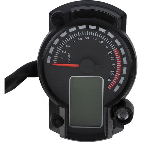 Universeller digitaler Motorrad-Tachometer mit Farb-LCD, Kilometerzähler und Geschwindigkeitssensor (1/5)