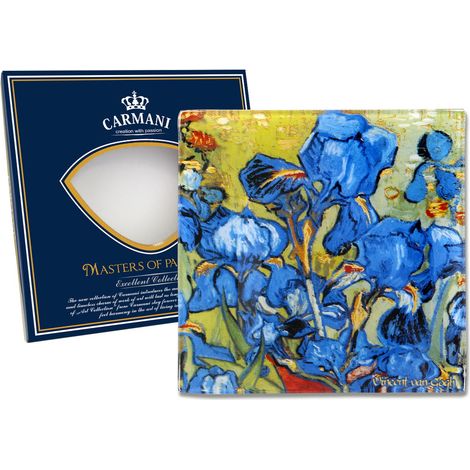 Carmani, plato decorativo de Van Gogh - Lirios