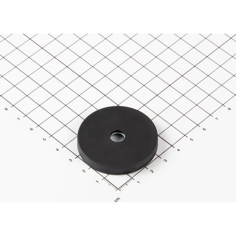 Magna-C Gummiertes Magnetsystem Ø43x6mm mit konischer Senkung (1/5)