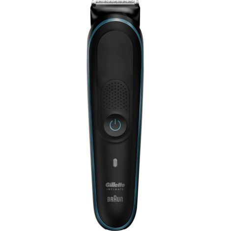 Rasoir électrique homme 15813 – Technologie SkinFirst – Étanche et sans fil – Autonomie 100 min – 3 sabots pour rasage précis – Gillette