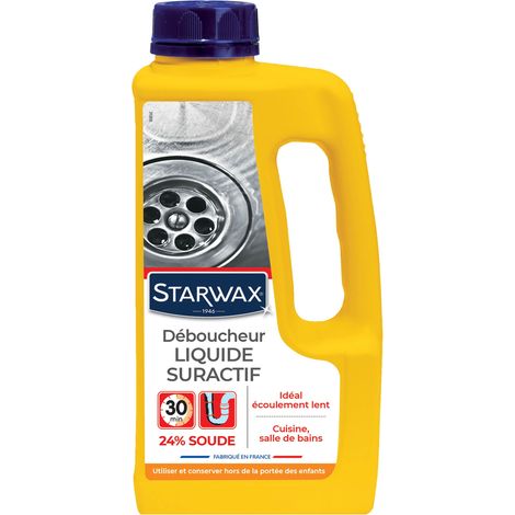 Déboucheur liquide pour canalisations 1L STARWAX