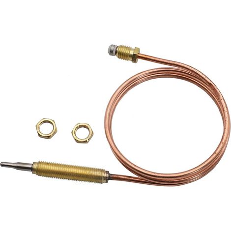 ESTH-007-010 Thermocouple, pour élément chauffant extérieur, filetage de tête M60.75, avec écrous de raccordement M8 x 1, M9 x 1 (1/5)