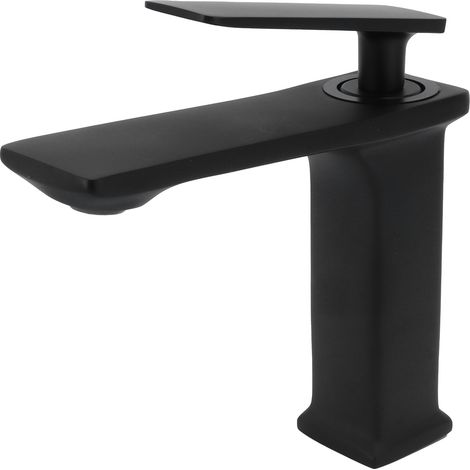 Robinet mitigeur en cuivre pour lavabo, mitigeur eau chaude/eau froide, monotrou, long manche, G9/16