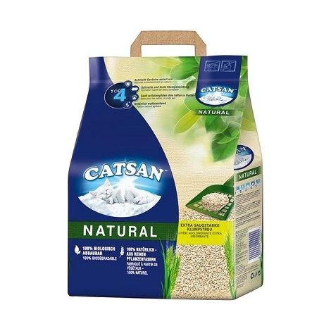 Catsan Lettiera Natural Agglomerante - Confezione 5 Lt - Lettiere