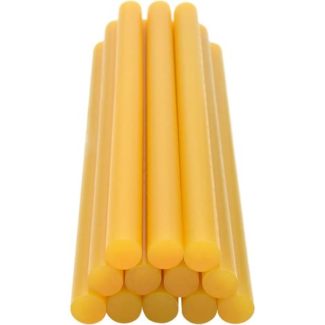 Bâtonnets de colle pour débosselage – Lot de 12 bâtons jaunes pour pistolet à colle – Réparation bosses voiture haute résistance (1/5)