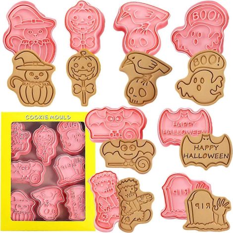 Set D'emporte-Pièces Halloween - Lot De 8 Formes 3d À Presser (1/5)